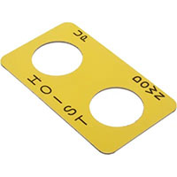 Schneider Pendant Station Legend Plate (9001SKN201 (E-23))