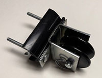 Single Wheel Trolley Saddle Assembly