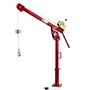 Thern First Mate Powder Coated Davit Cranes with Spur Gear Winch